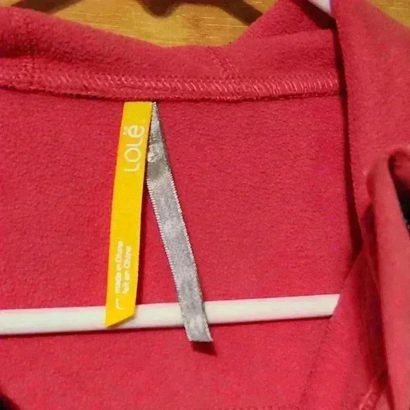 LOLE Women's Jolt Cardigan Pink/Gray Large - Picture 10 of 10